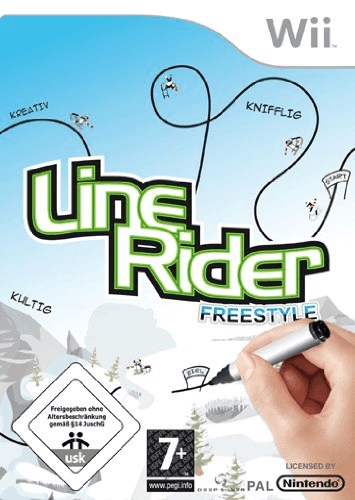 Line Rider Freestyle box art for Wii